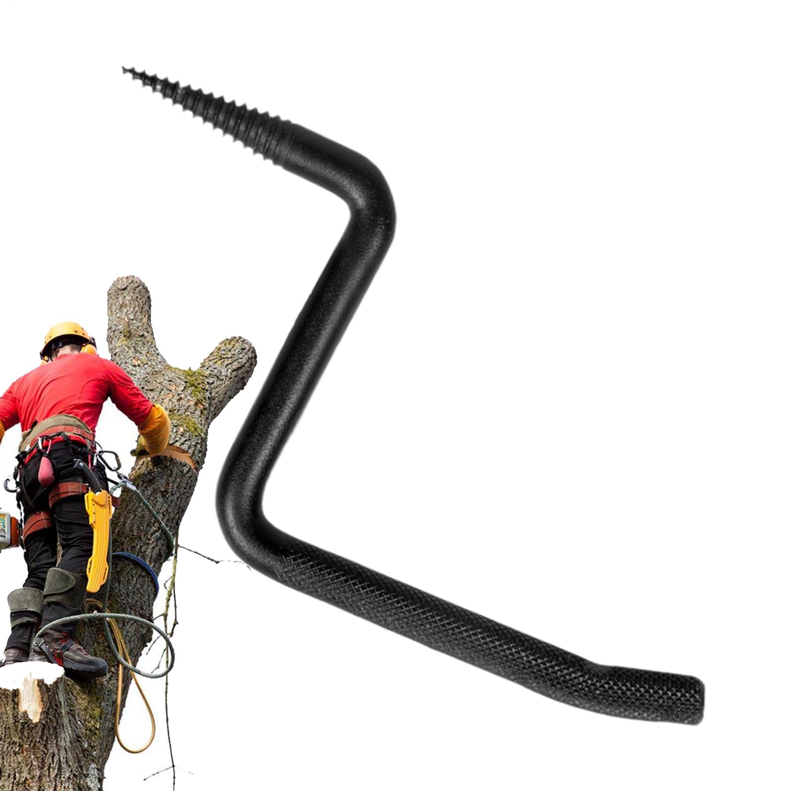 Tree Stand Ladder - ネジ式ツリークライミングステップ、ローレット加工パターン、ツリースタンド、705ポンド、セルフタッピングネジ取り付け、滑り止めクライミングツリースタンド