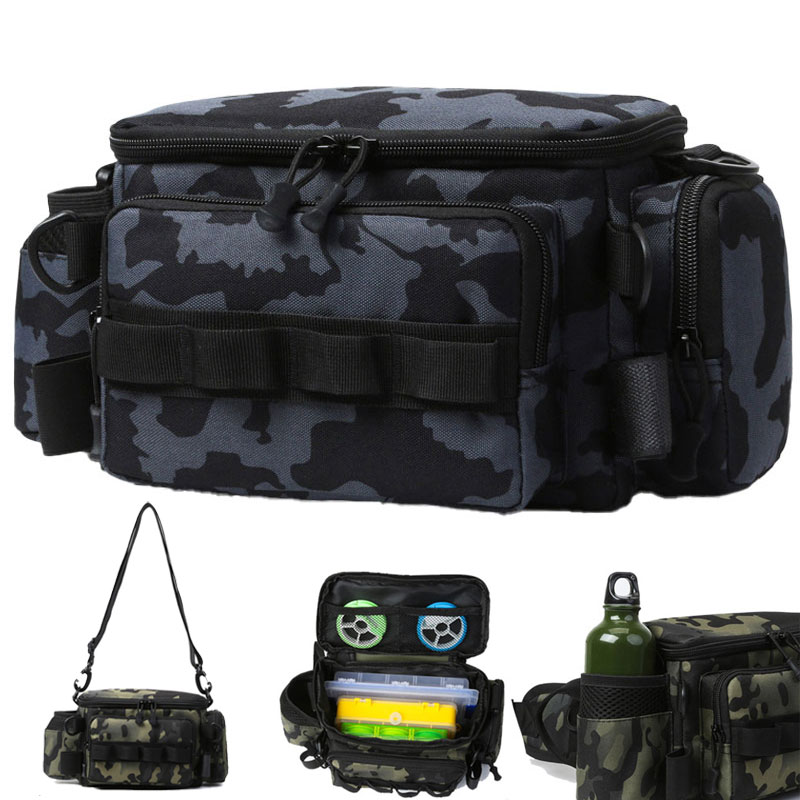 Hunting And Camping In Forest - 戦術キャンプ用ウエストバッグ 釣り用ルアーバッグ アウトドア旅行 ハンティング サイクリング ハイキング
