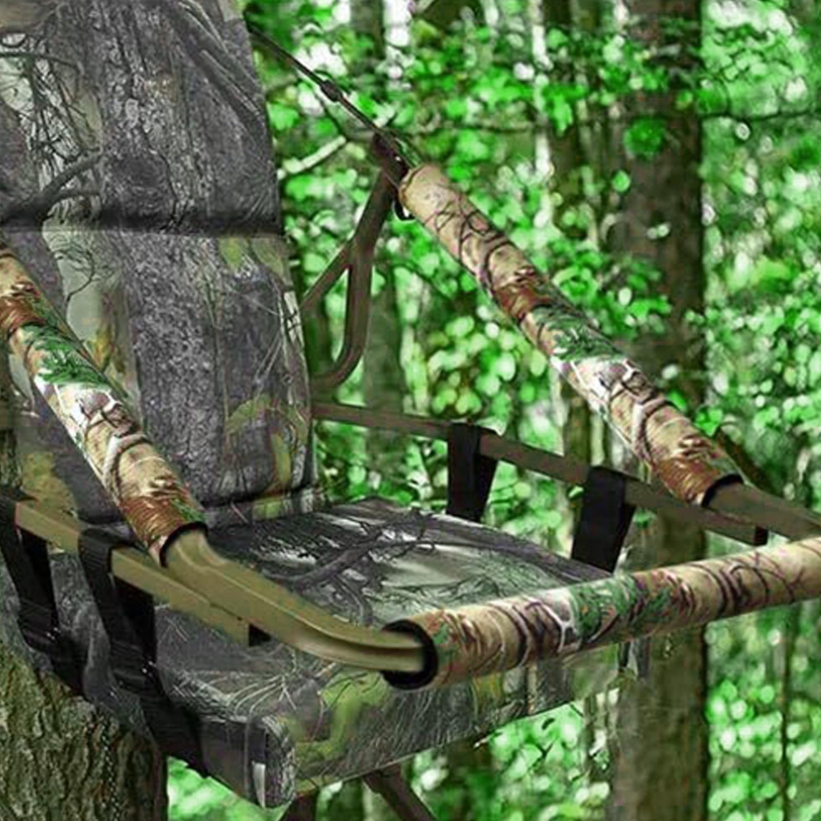 Tree Stand Ladder - ラダースタンドアクセサリー滑り止め迷彩プロテクター三脚鹿スタンド保護パッド屋外キャンプスポーツクライミングレスト用