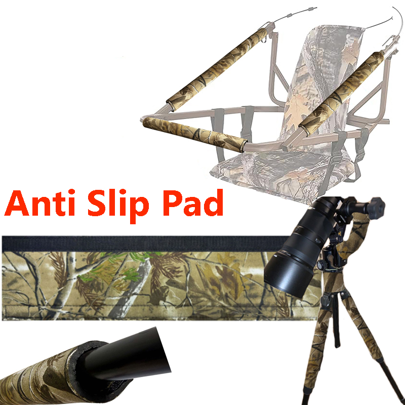 Tree Stand Ladder - ツリースタンドレールパッド 木製迷彩交換用射撃レールパッド 簡単に隠蔽できるツリースタンド射撃レールカバー ハンティングクライム用