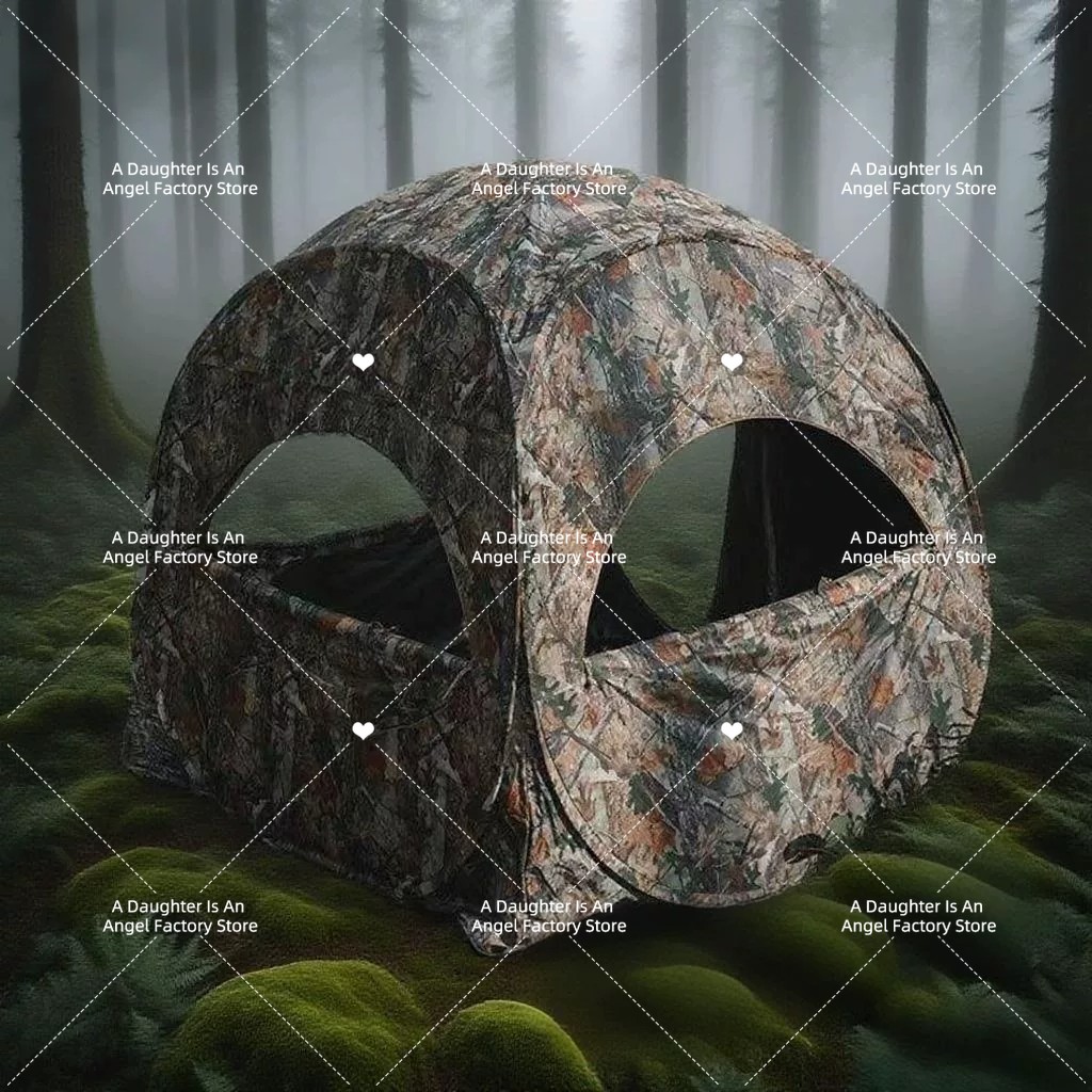 屋外キャンプ用迷彩柄バードウォッチングテント270 °    - Hunting And Camping In Forest のレビューと価格