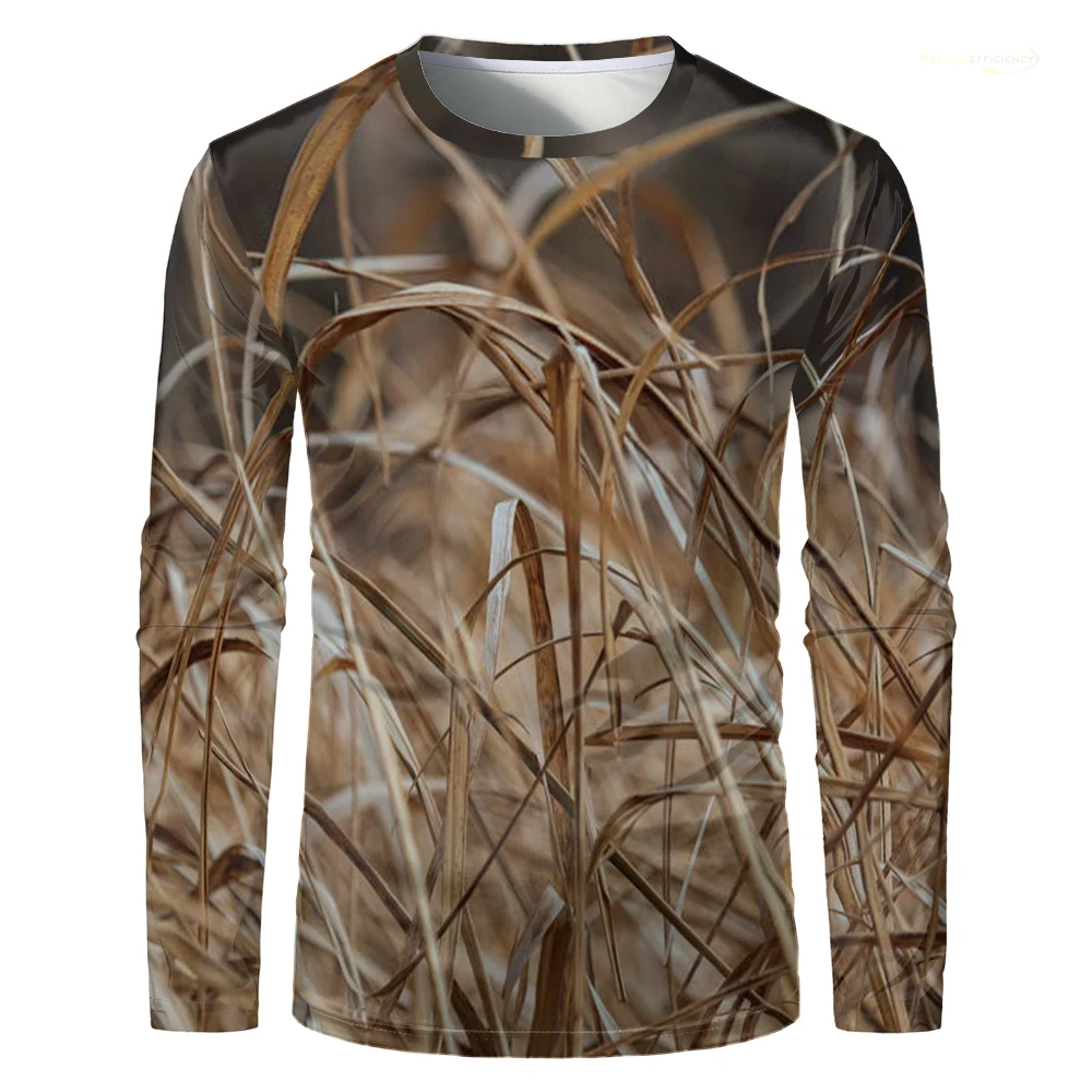 男性迷彩森林狩猟 Tシャツ Utdoor 速乾性通気性ハイキ - Hunting And Camping In Forest のレビューと価格