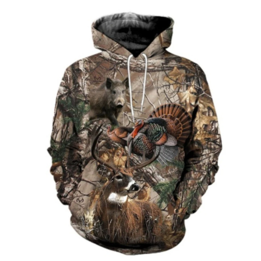 男性と女性のためのカエデの葉のカモフラージュ,フード付きジャ - Outdoor Hunting Hoodie のレビューと価格