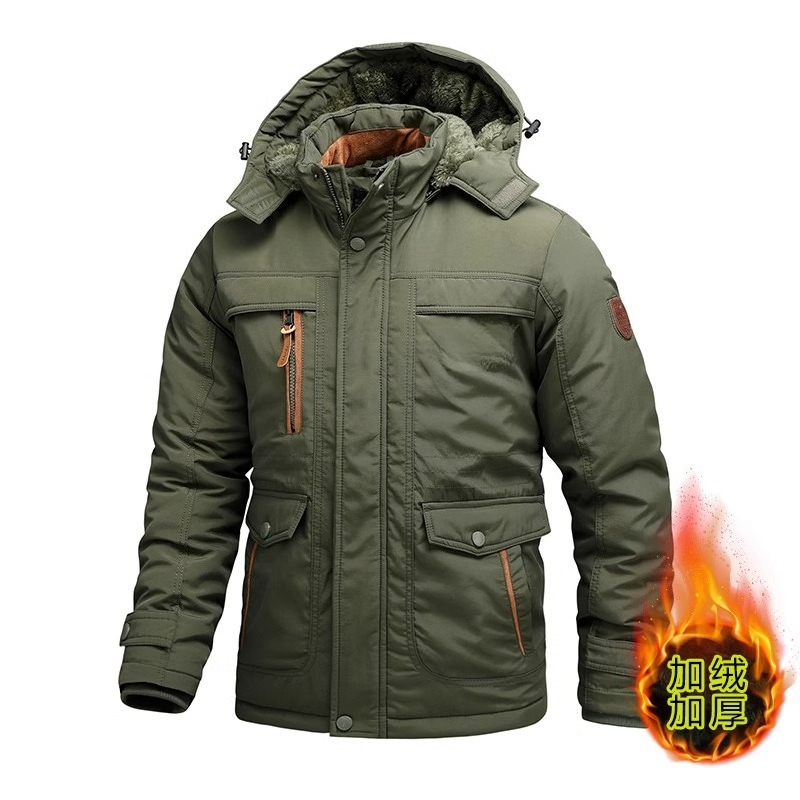 アウトドアハンティング用大型パッド入りジャケット メンズ 冬 - Outdoor Hunting Coat のレビューと価格