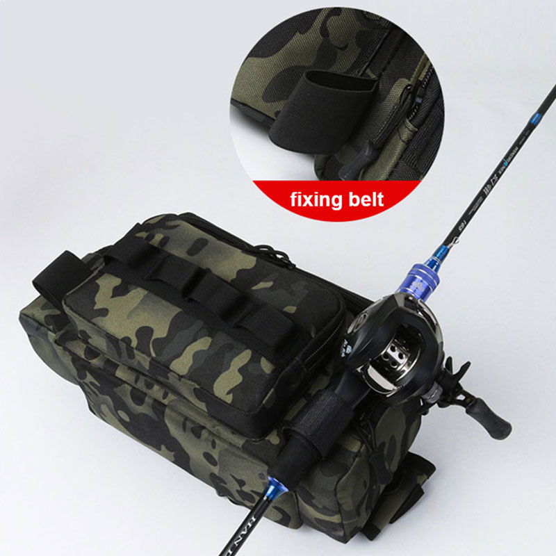 戦術キャンプ用ウエストバッグ 釣り用ルアーバッグ アウトドア - Hunting And Camping In Forest のレビューと価格