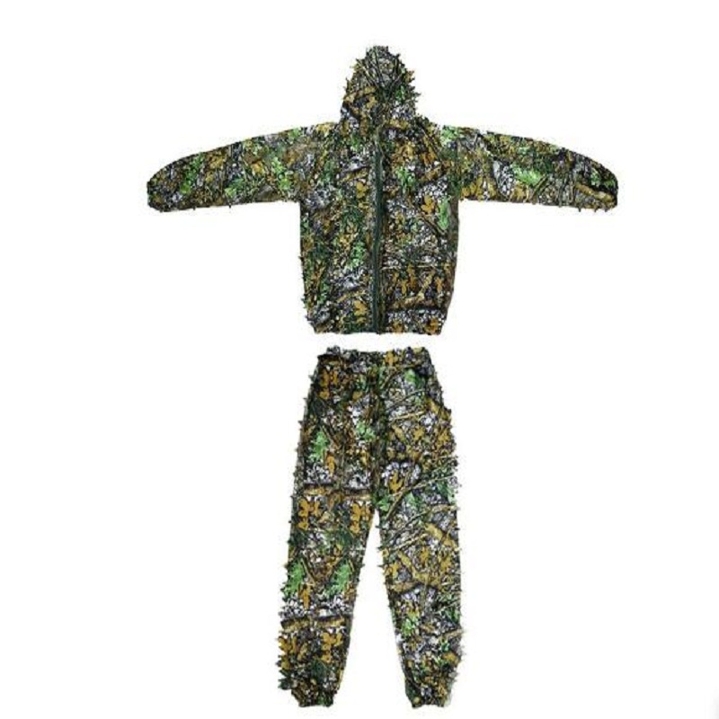 3D 狩猟服スナイパーエアガン迷彩ギリースーツ軍服男性女性子 - Outdoor Hunting Coat のレビューと価格