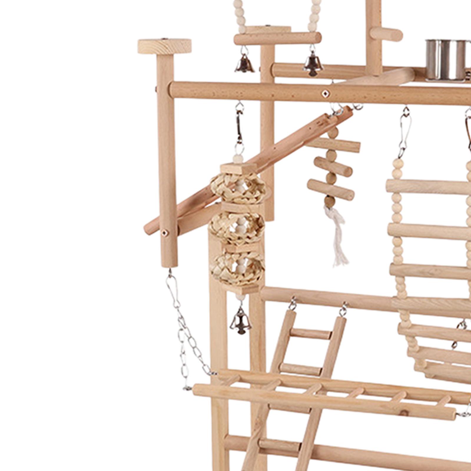 ウッドバードパーチプレイスタンド、パロットツリースイング、ク - Tree Stand Ladder のレビューと価格