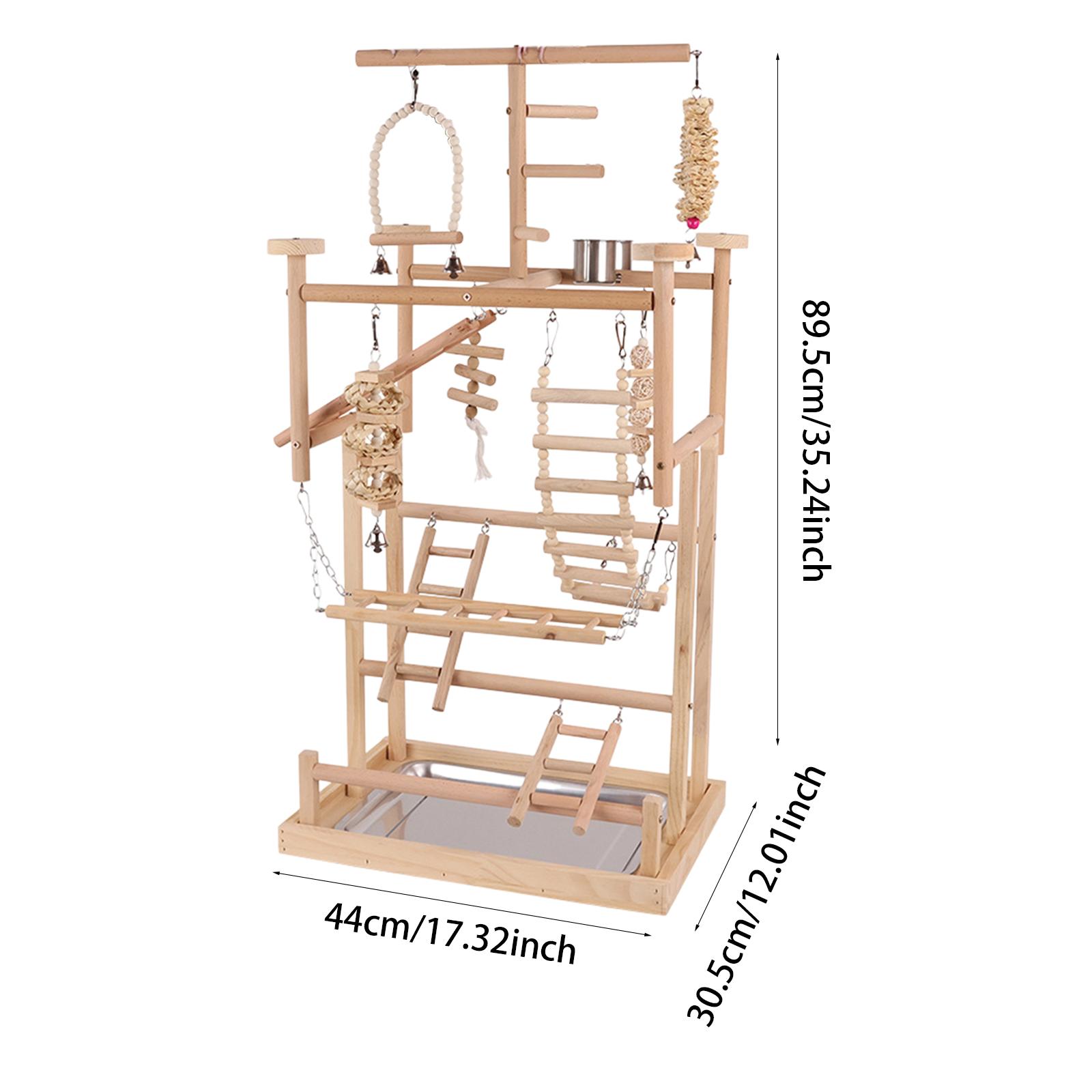 ウッドバードパーチプレイスタンド、パロットツリースイング、ク - Tree Stand Ladder のレビューと価格