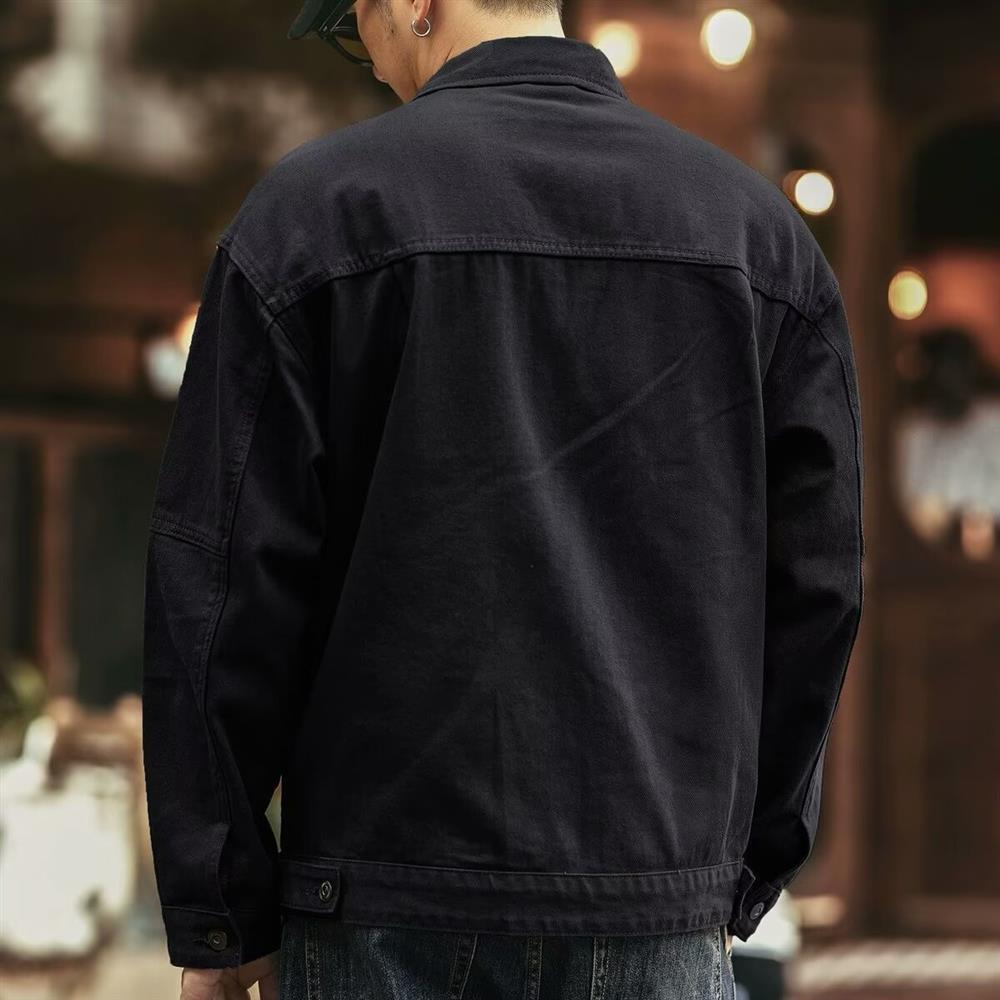 レトロアメリカンデニムジャケット メンズ ルーズ アウトドア - Hunting Outdoor Brands のレビューと価格