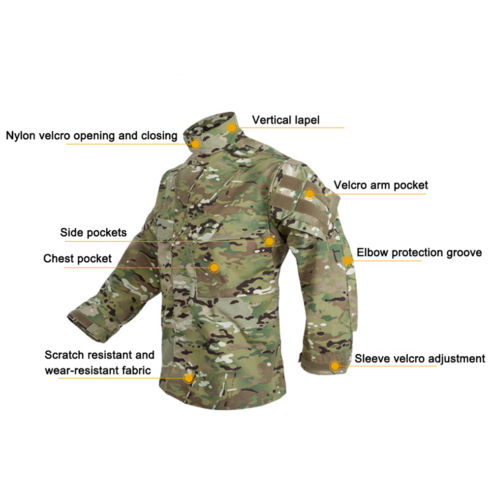 メンズフィールドカモフラージュ長袖ウインドブレーカーコート、 - Outdoor Hunting Coat のレビューと価格