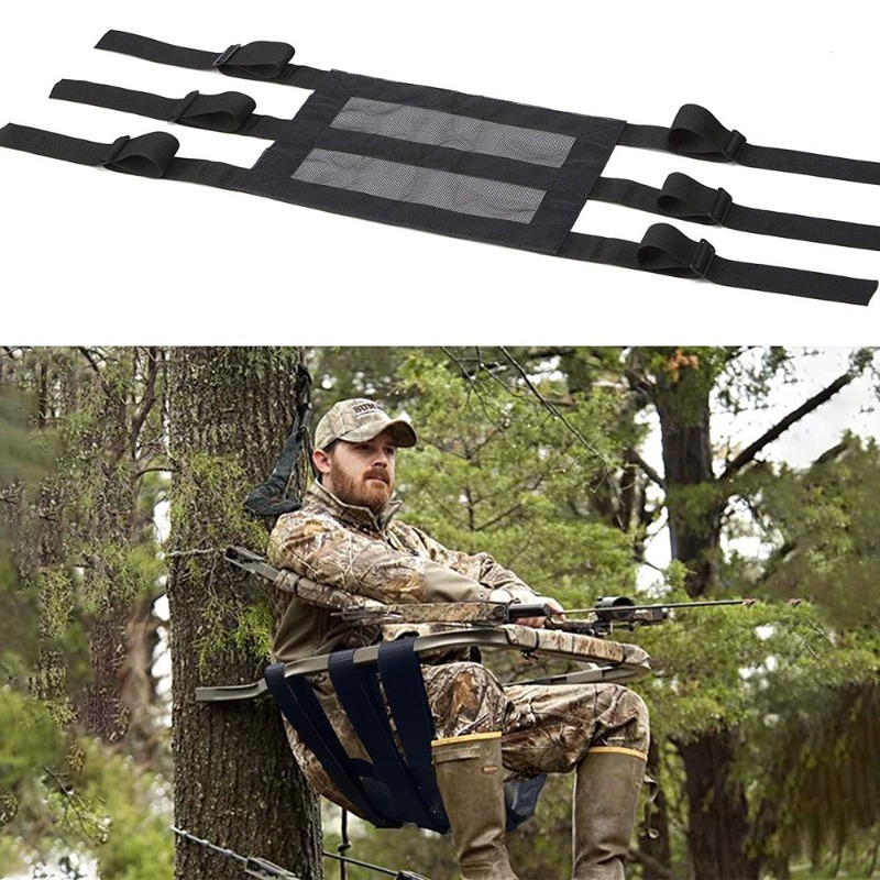 調整可能なユニバーサルツリースタンドシート、狩猟用交換メッシ - Tree Stand Ladder のレビューと価格