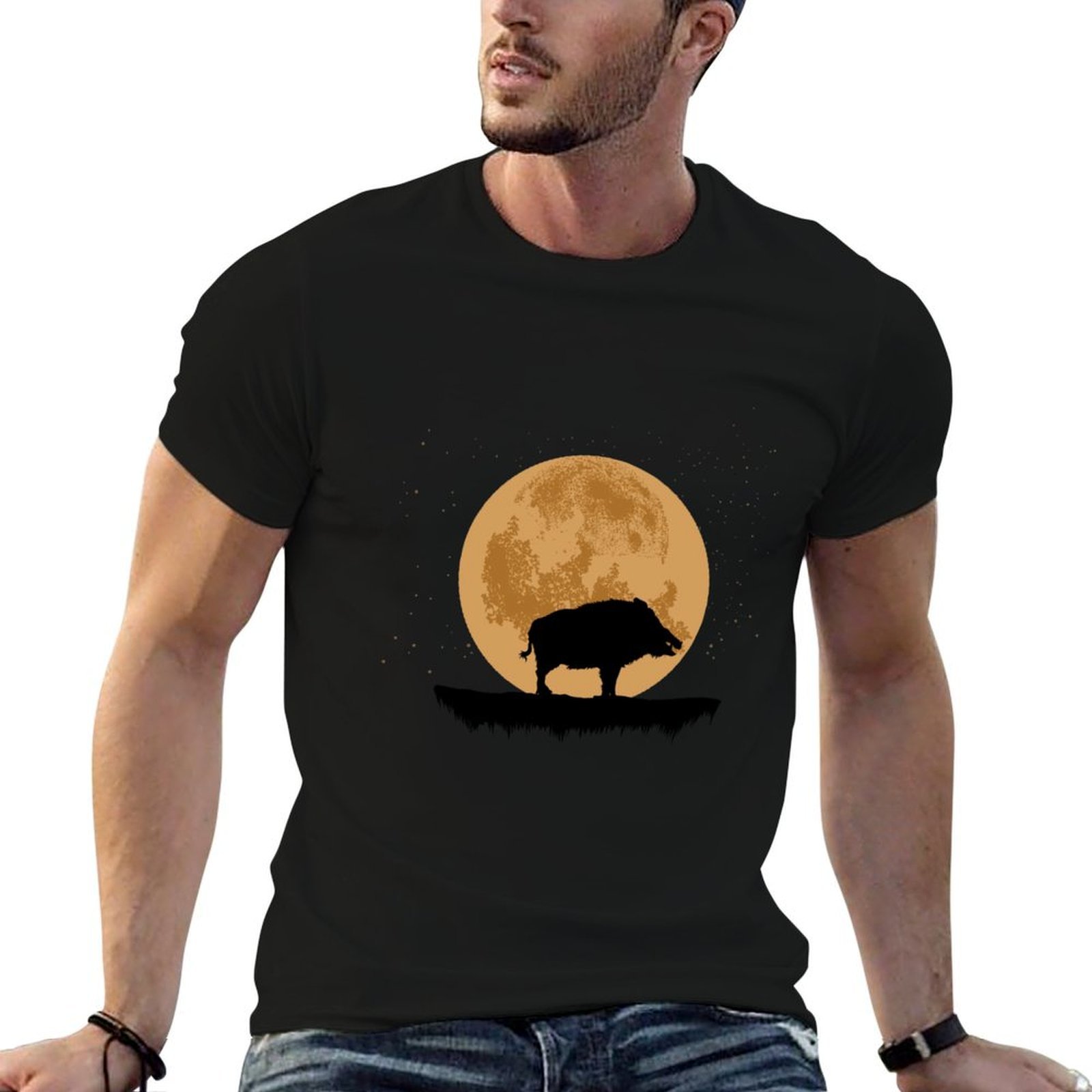 イノシシ狩猟イノシシイノシシ毛牛 Tシャツ tシャツパーソナ - Wildman Hunting & Outdoor のレビューと価格