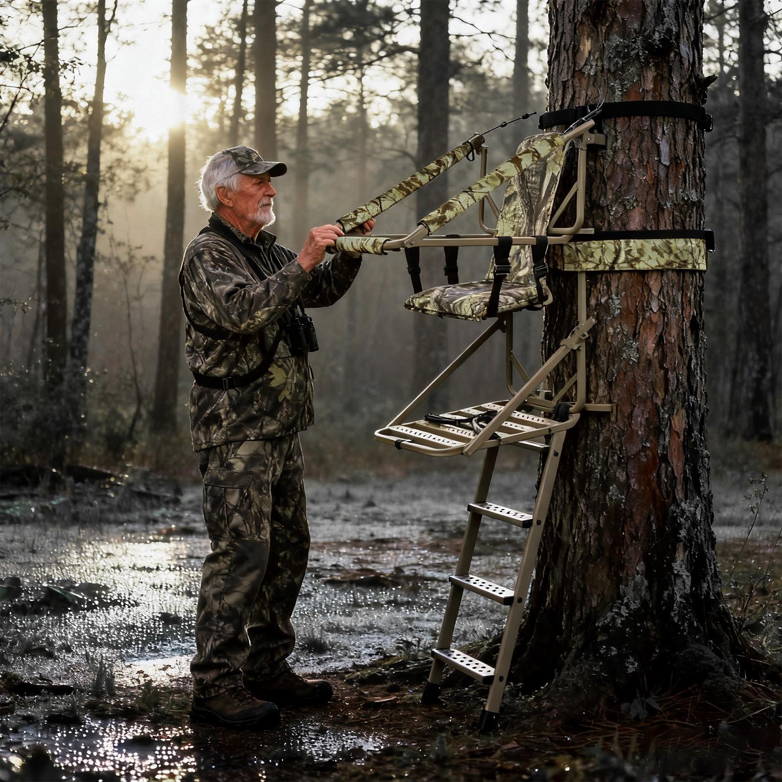 ツリースタンド交換用迷彩クライミングカバー、クライムラダー、 - Tree Stand Ladder のレビューと価格