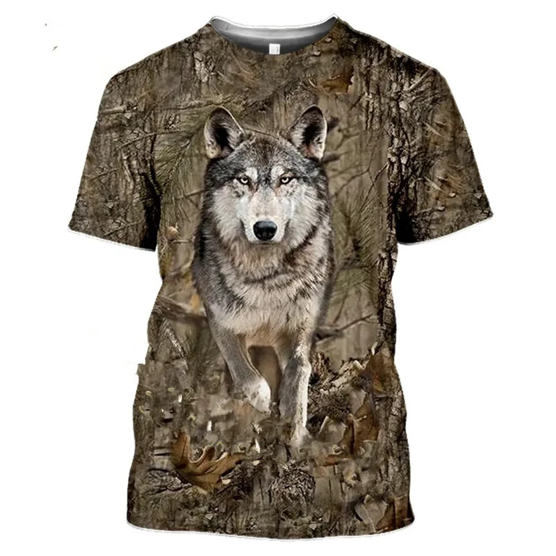 2026 迷彩狩猟動物イノシシ 3d Tシャツ夏カジュアルメ - Wildman Hunting & Outdoor のレビューと価格