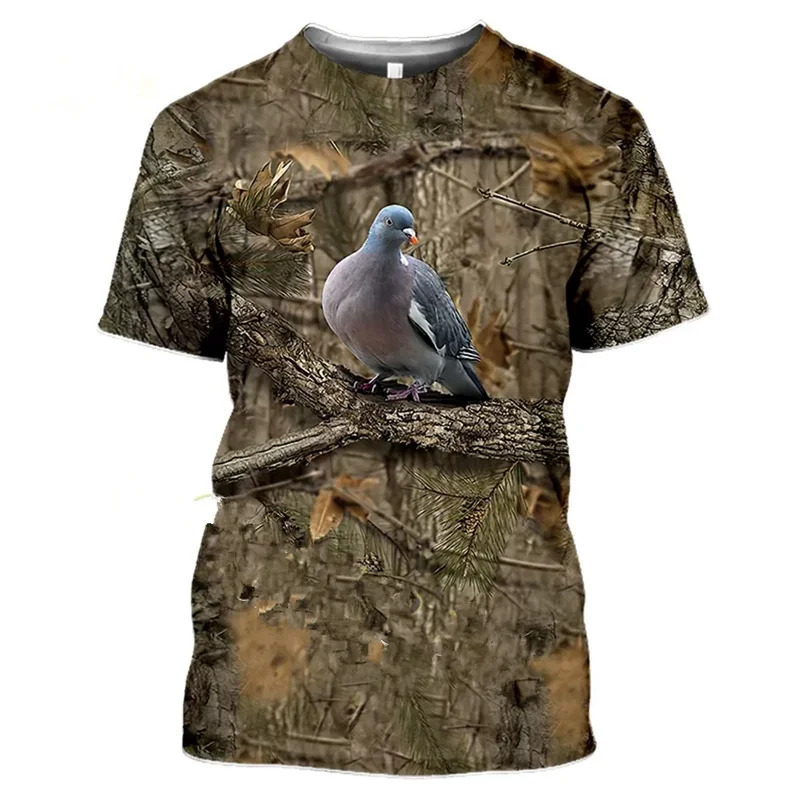 2026 迷彩狩猟動物イノシシ 3d Tシャツ夏カジュアルメ - Wildman Hunting & Outdoor のレビューと価格