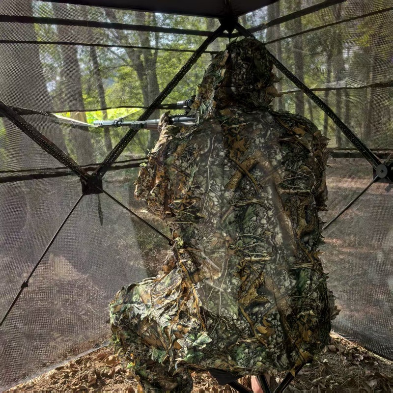 アウトドア迷彩シューティングバードウォッチングクイックオープ - Hunting And Camping In Forest のレビューと価格